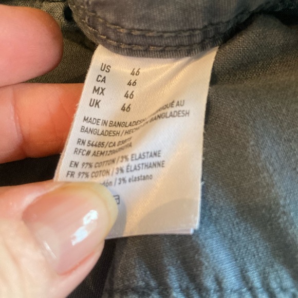 Men's American Eagle Next Level Flex Classic blue gray chino shorts size 46 - Picture 7 of 9